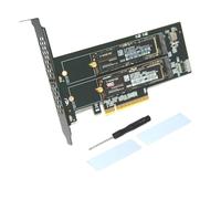Fast Speed PCIe To 2 Port Two NVME M Converters Card PCBs Technology For Stable Data Transfer