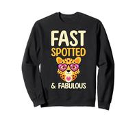 Fast Spotted And Fabulous Leopard Cute Kawaii Sweatshirt