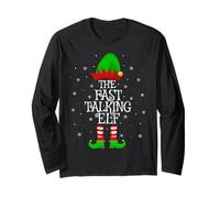 Fast Talking Elf Christmas Family Matching Elf Squad Xmas Long Sleeve T-Shirt