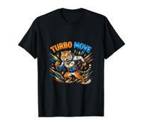Fast Tiger Power Sprint Animal Energy Design T-Shirt
