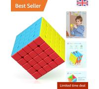 Fast Turning Speed Cube 5x5 - The Ideal Gift for Puzzle Lovers & Families