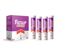 Fast&Up Multivitamin - Complete Multivitamin Supplement - All Day Energy - Saver Multipack - 80 Effervescent Tablets (4 X 20) - Supports Immune System - Orange Flavour