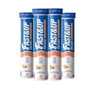 Fast&Up Reload Electrolyte Tablets, 80 Effervescent Tablets, Peach Ice Tea Flavour, Hydration & Energy Supplement with Vitamin C & B12, Vegan
