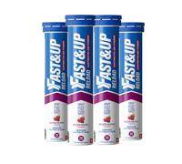 Fast&Up Reload Electrolyte Tablets, Mixed Berry Flavour, 80 Effervescent Tablets, Rapid Hydration & Energy, with Vitamin C & B12, Vegan