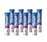 Fast&Up Reload Megapack - 160 Effervescent Tablets - Mixed Berry - Instant Electrolytes for Rapid Hydration & Energy - Added Vitamin C & B12 for Performance, Wellbeing, Travel & Recovery - Vegan