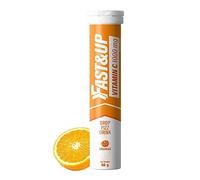 Fast&Up Vitamin C 1000 mg - High Strength - Helps Build Strong Immune System - 20 Effervescent Tablets - One Daily - Orange Flavour