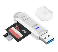 Fast USB Reader - Multifunctional Card Hub, High Speed Adapter | Portable Universal Electronic Connector, Device Accessory for Computers Cameras Drones Recorders Secure Efficient Data Transmission