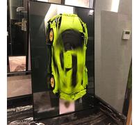 Fast wall mounting Display Frame for LEGO speed F1 10 in1 Car Model - Collector's Gift Racing Art Frame, Compatible with speed F1 Champions (Model Not Included) (42115 Lam*borghini Sián FKP 37)