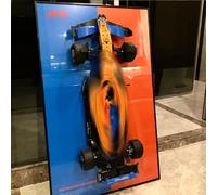 Fast wall mounting Display Frame for LEGO speed F1 10 in1 Car Model - Collector's Gift Racing Art Frame, Compatible with speed F1 Champions (Model Not Included) (42141 McLa*ren F*1)