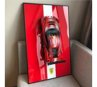 Fast wall mounting Display Frame for LEGO speed F1 10 in1 Car Model - Collector's Gift Racing Art Frame, Compatible with speed F1 Champions (Model Not Included) (42125 Ferrari 488 GTE)