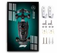 Fast wall mounting Display Frame for LEGO speed F1 10 in1 Car Model - Collector's Gift Racing Art Frame, Compatible with speed F1 Champions (Model Not Included) (42171 Merce*des-AMG F1)