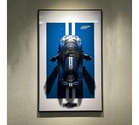 Fast wall mounting Display Frame for LEGO speed F1 10 in1 Car Model - Collector's Gift Racing Art Frame, Compatible with speed F1 Champions (Model Not Included) (42154 2022 Fo*rd GT)