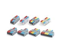 Fast Wire Cable Connector Compact Conductor 2/3 Pin Push-in Splicng Terminal Block Junction Box For LED Strip Lighting IDGTTLDF(NC-639T 5PCS)