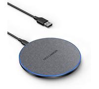 Fast Wireless Charger,25W Max Wireless Charging Induction Pad for iPhone 18 | Metal Frame Ultra Slim,[25W SUPER Fast Charging] Compatible with iPhone Duo,18-11/Airpods,Samsung Galaxy/Buds,LG/Pixel