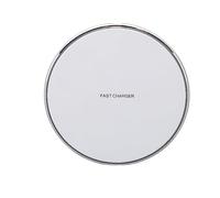Fast Wireless Charger, Compact, Stylish, Lightweight 15W Wireless Fast Charging Pad for Mobile Phones (White)