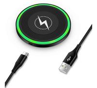 Fast Wireless Charger Samsung Wireless Charging Pad for Samsung Galaxy S26 Ultra/S25 FE/S24/S23/S22/S21/S20, 15W Wireless Phone Charger for Google Pixel 10 Pro/10/9 Pro/9a/9/8/7, iPhone 17 Pro/16/15