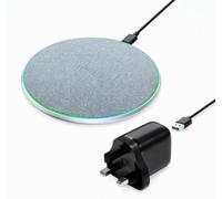 Fast Wireless Charging Pad & Plug 20W USB-C Fast Charge Plug, Qi Compatible Charger Pad, Charging Station for iPhone, Samsung, USB-C Power Adapter Included.