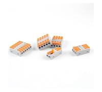 Fast Wiring Compact Conductors Docking Cable Connectors SPL Push-in Terminal Block 0.5-6.0mm²/22-10AWG IDGTTLDF(226-3,30PCS)