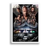 Fast X Cast Signed Movie Poster Autograph A4 Photo Print Framed Memorabilia Gift 2023 Film Street Racing Movie Vin Diesel (A3 POSTER ONLY)