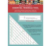 fast2cut® Bonnie K. Hunter's Essential Triangle Tool: Quickly Make Half-Square, Quarter-Square, Flying Geese & Bonus Triangles (Fast2cut Templates)