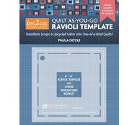 fast2cut Quilt As-You-Go Ravioli Template : Transform Scraps & Upcycled Fabric into One-of-A-Kind Quilts!