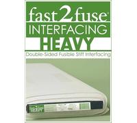 fast2fuse HEAVY bolt 20" x 10 yards: Double-Sided Fusible Stiff Interfacing