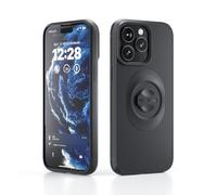 FASTAND Bike Phone Case - Slim Shockproof Fit, Compatible with iPhone Models & Garmin-Style Quarter-Turn Mounts for Cycling (for iPhone 16 Plus (6.7″)) Black