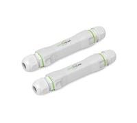 FASTCABLING 300M Outdoor PoE Extension Kit, 10/100Mbps, Power and Data Transmission Up to 1500ft, IEEE802.3af/at/bt, 60W Max. Power Output, IP67 Waterproof, 6kV Surge Protection, 2 Pack