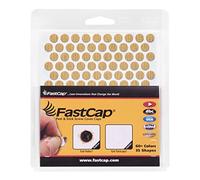 FastCap - Screw Hole Covers, 1/2" (13mm) Round Stickers - Professional Woodworking, Furniture, and Cabinetry Projects - 5 - Sheets (280 - Caps) - Woodgrain PVC, Color - Natural Oak