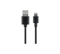 FastCharge Max.3A USB 2.0 High Speed USB-C-USB-A Cable 1m 45735