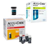 FastClix Lancets + Instant Test Strips | Preloaded 204 Lancet Pack + 50 Test Cassette Bundle | Saver Pack | Bundle by MG Living