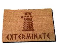 FastCraft DR WHO DALEK INSPIRED WELCOME DOOR MAT 60x40 cm COIR DOORMAT OUTDOOR INDOOR ENTRANCE RUG PRESENT HOUSE WARMING GIFT