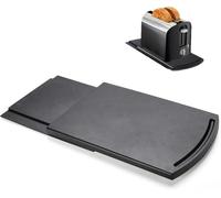 FASTDEPLE Sliding Tray for Kitchen Appliances, Coffee Maker Tray Mat 30 cm, Countertop Coffee Machine Appliance Moving Slider for Kitchen Small Appliance