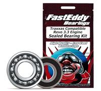 FastEddy Bearings Compatible with Traxxas Revo 3.3 Engine Sealed Bearing Kit