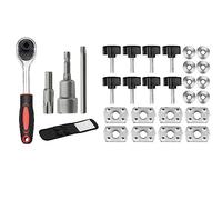 Fastener Screw Door Removal Torx Set Tool Kit For Wrangler JL JK 2007-2021 Replacement 82214166AB 68361574AB Includes Ratchet Bits Socket Doors Hardtop Windshield Install