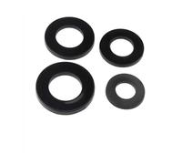 Fastener Washers 10-100Pcs Nylon Flat Gasket M2 M2.5 M3 M4 M5 M6 M8 M10 M12 M14 M16 M18 M20 Black White Plastic Sealing Hard Washers Insulation Rings Ring(Hard Black Nylon,M20x36x3mm 10pcs)