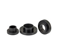 Fastener Washers 20~300pcs M2M3M4M5M6M8M10M12M14M16 Screw Nylon Transistor Rings The Step T-Type Plastic Gasket Insulation Spacer Screw Thread Protector(Black,M4 TO-10(200pcs))