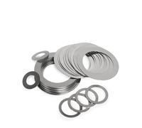 Fastener Washers 20/50pcs M3-M15 Shim Stainless Steel Flat Thin Adjusting Flat Gasket Axle Bearing Spacer Rings Thickness 0.1 0.2 0.3 0.5(M10x14 (20pcs),Thick 0.1mm)