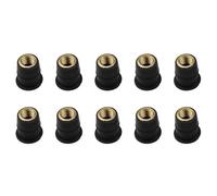Fastening Components 10Pcs Motorcycle Windscreen Windshield Well Nut Screw Kit M4 For M5 M6 Windscreen Fairing Mounting Bolts Motorcycle Modification Accessories