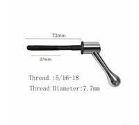 Fastening Handle Essential Component for Efficient Use of Vertical Mills and For Bridgeport Tools (Silver 5-16/18)