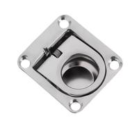 Fastening Rings, Pull Loop For Maritime, 2 Pieces Stainless Steel High Load Capacity Fastening Ring For Boat Dock Kayak Marine Outdoors