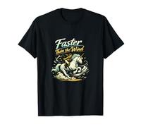 Faster Than The Wind Unicorn Wrangler T-Shirt