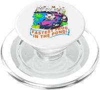 Fastest Frog in the Pond Racing Design PopSockets PopGrip for MagSafe