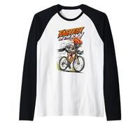 Fastest in the Sky Cycling Graphic with Racing Pigeon Sports Raglan Baseball Tee