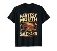 Fastest Mouth in the Sale Barn Auctioneer Bid Calling Value Graphic T-Shirt