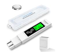 Fastest So Far 4 in 1 Instant Read TDS Meter - TDS, EC & Temperature (°C,°F) Meter, Digital Water Testing Kit for Instant Water Quality in Tap, Well, Pool, Hydroponics, Aquarium, RO/DI System（Whtie）