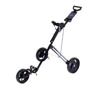 Fast Fold Junior 3 Wheel Golf Trolley - Black