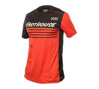 Fasthouse Classic Mercury Short Sleeve MTB Jersey Black/RedXXL Black,Red