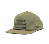 Fasthouse Crown Low Profile Tech Cap OliveOnesize Olive