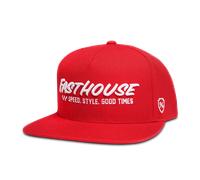 Fasthouse Essential Cap Red Red